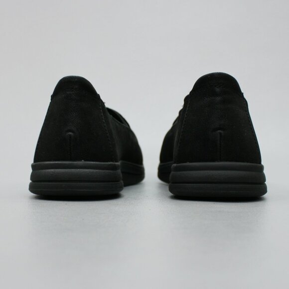 Clarks Ladies 9 Wide Breeze Sol Black Cloudsteppers Shoes Slip-on Loafers Flats - Picture 3 of 12